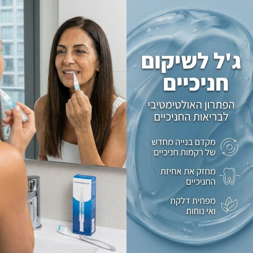 ג'ל לחיזוק ותיקון חניכיים